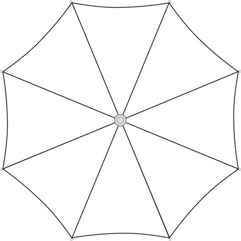Printable Umbrella Pattern